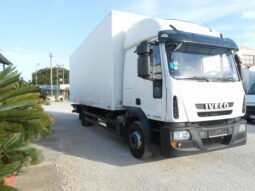 iveco eurocargo 120e25E5 furgone con sponda pieno